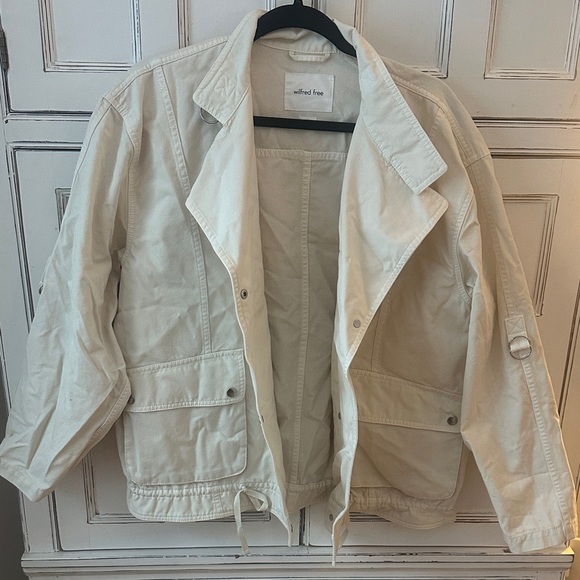 wilfred free Jackets & Blazers - Aritzia Wilfred Free Cream Jacket